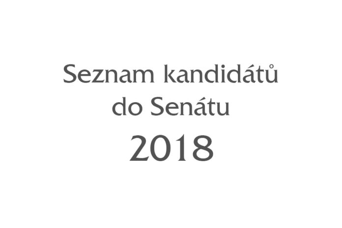 Seznam kandidátů pro senátní volby 2018