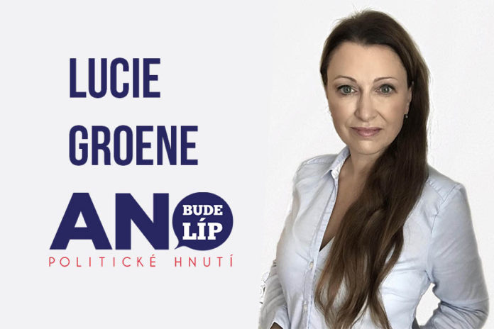 Lucie Groene senátní volby ANO