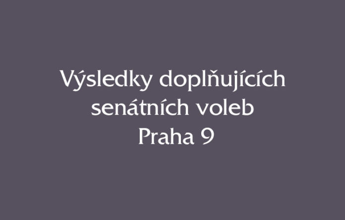 Výsledky doplňkových senátních voleb Praha 9, č. 24