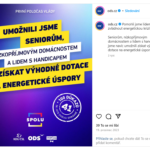 SPOLU dotace na energie